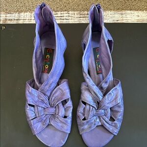 Everybody BZ Moda “Emerald” Buttery Leather Sandals Sz 39